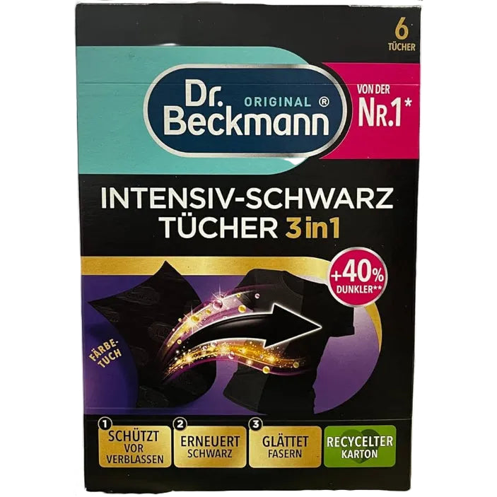 Dr. Beckmann Intense Black 3-in-1 Sheets