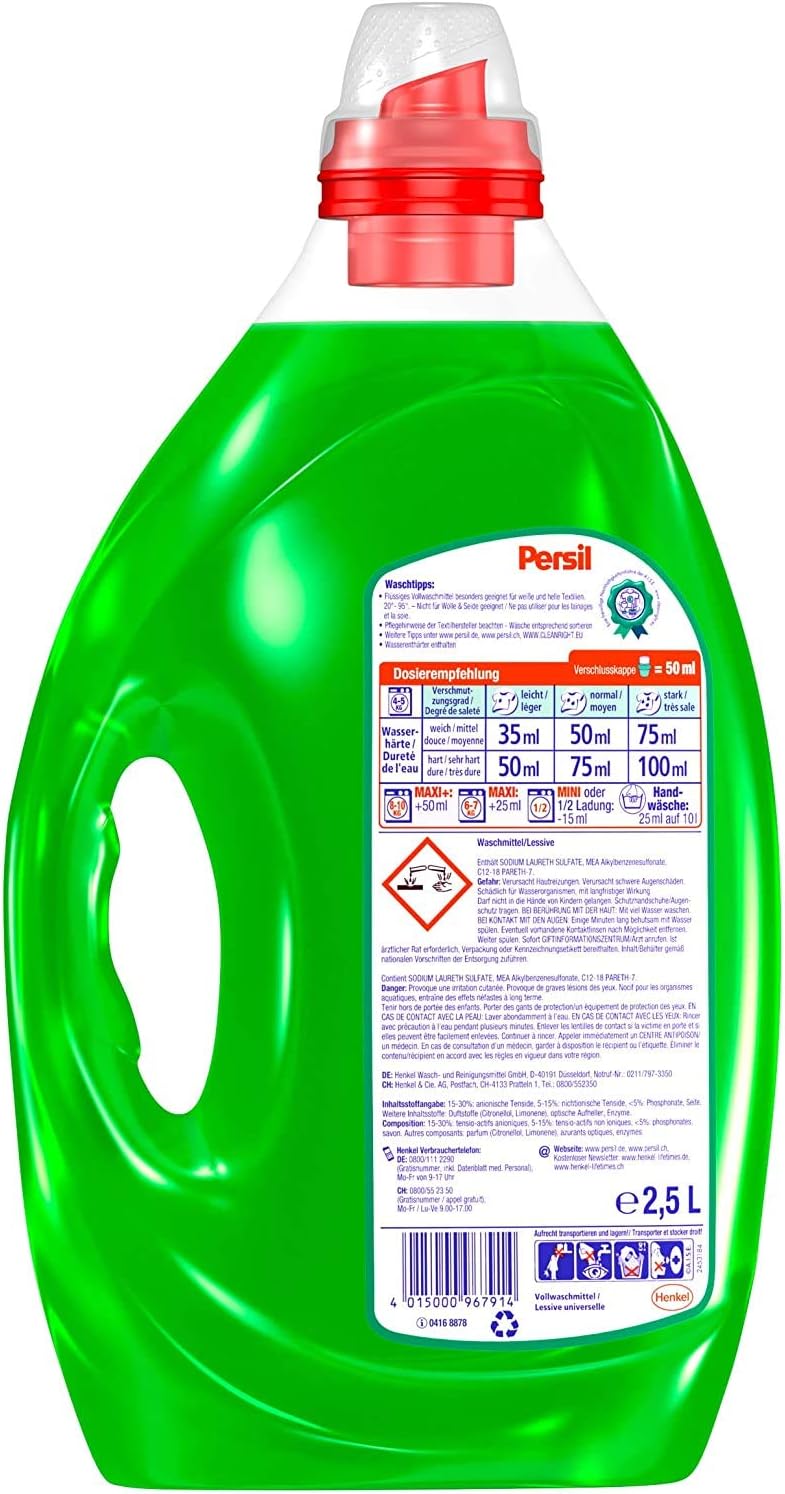 Persil Gel Universal 2.5L - 50 Loads