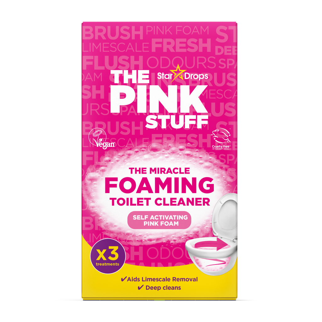 The Pink Stuff Foaming Toilet Cleaner x3